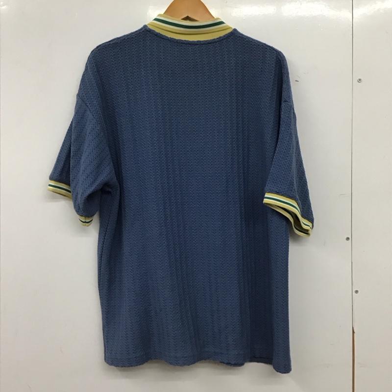 ニコアンド niko and... ポロシャツ 半袖 半袖ポロシャツ カラーシャツ 半袖カットソー M  紺 / ネイビー / navy メンズ USED 古着 中古 10155761