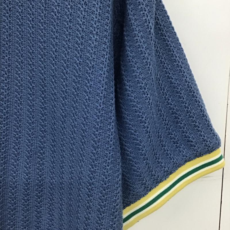 ニコアンド niko and... ポロシャツ 半袖 半袖ポロシャツ カラーシャツ 半袖カットソー M  紺 / ネイビー / navy メンズ USED 古着 中古 10155761
