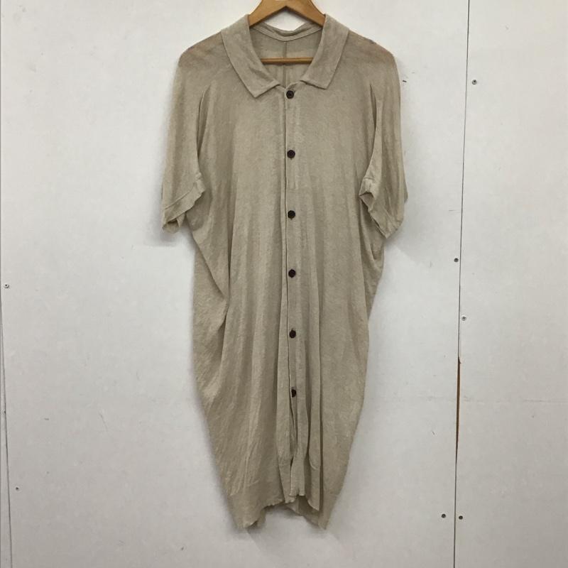 ワイズ Y s カーディガン 半袖 YN-K08-976 2 無地 ベージュ / ベージュ / beige レディース USED 古着 中古 10155763