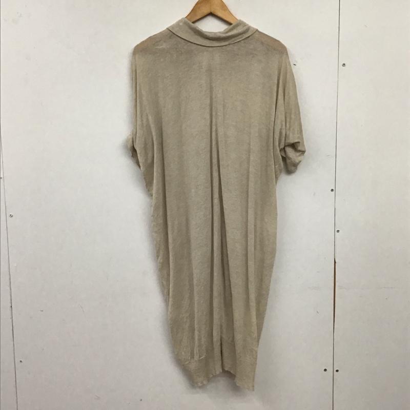 ワイズ Y s カーディガン 半袖 YN-K08-976 2 無地 ベージュ / ベージュ / beige レディース USED 古着 中古 10155763