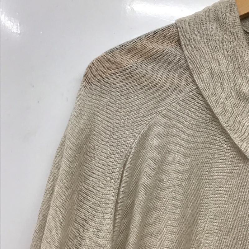 ワイズ Y s カーディガン 半袖 YN-K08-976 2 無地 ベージュ / ベージュ / beige レディース USED 古着 中古 10155763