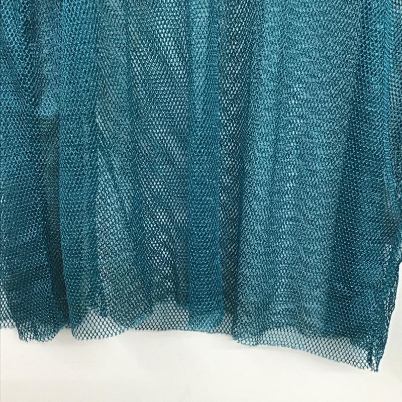 ページボーイ PAGEBOY カットソー 長袖 カットソー メッシュ FREE 無地 青 / ブルー / blue レディース USED 古着 中古 10155765