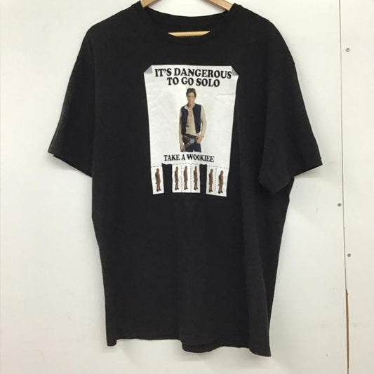 古着 USED Tシャツ 半袖 半袖カットソー プリントTシャツ クルーネックカットソー スターウォーズ XL プリント 黒 / ブラック / black メンズ USED 古着 中古 10155767