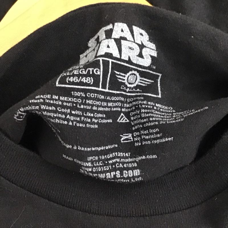 古着 USED Tシャツ 半袖 半袖カットソー プリントTシャツ クルーネックカットソー スターウォーズ XL プリント 黒 / ブラック / black メンズ USED 古着 中古 10155767