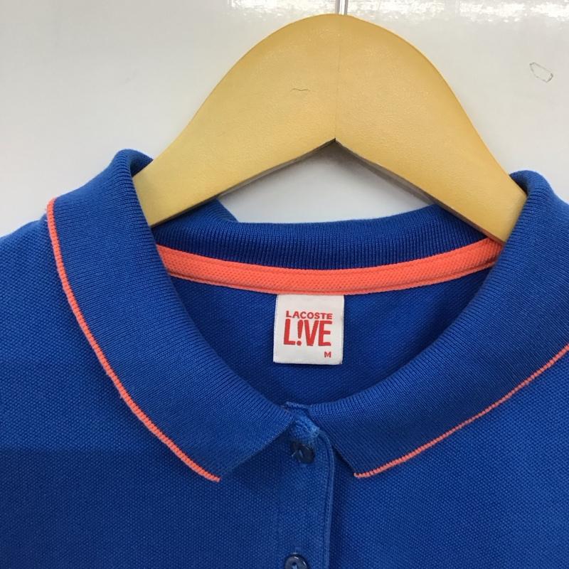 ラコステ ライブ LACOSTE L!VE ワンピース ミニスカート M 無地 青 / ブルー / blue レディース USED 古着 中古 10155769