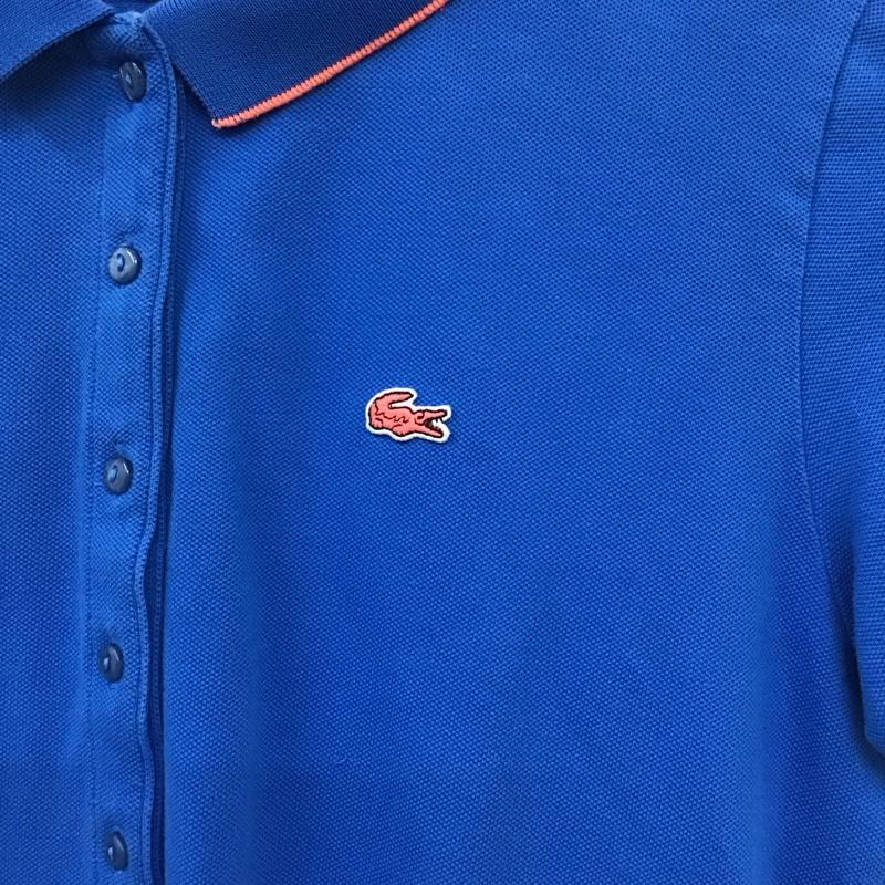 ラコステ ライブ LACOSTE L!VE ワンピース ミニスカート M 無地 青 / ブルー / blue レディース USED 古着 中古 10155769