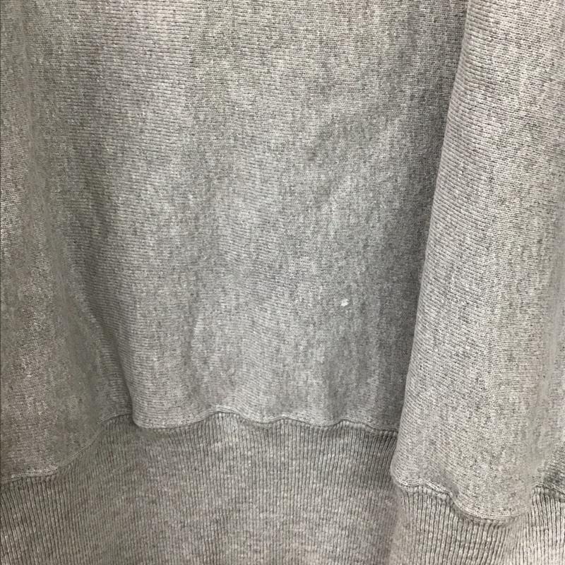 チャンピオン Champion トレーナー 長袖 長袖トレーナー スウェット クルーネック プルオーバー L ロゴ、文字 灰 / グレー / gray メンズ USED 古着 中古 10155770