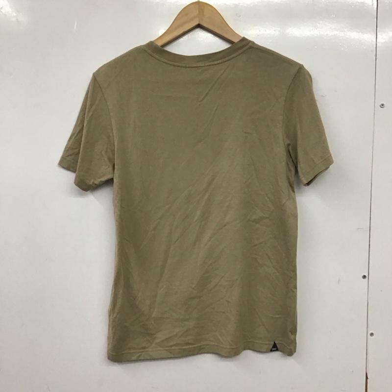 デンハム DENHAM Tシャツ 半袖 38 ロゴ、文字 X プリント ベージュ / ベージュ / beige レディース USED 古着 中古 10155774