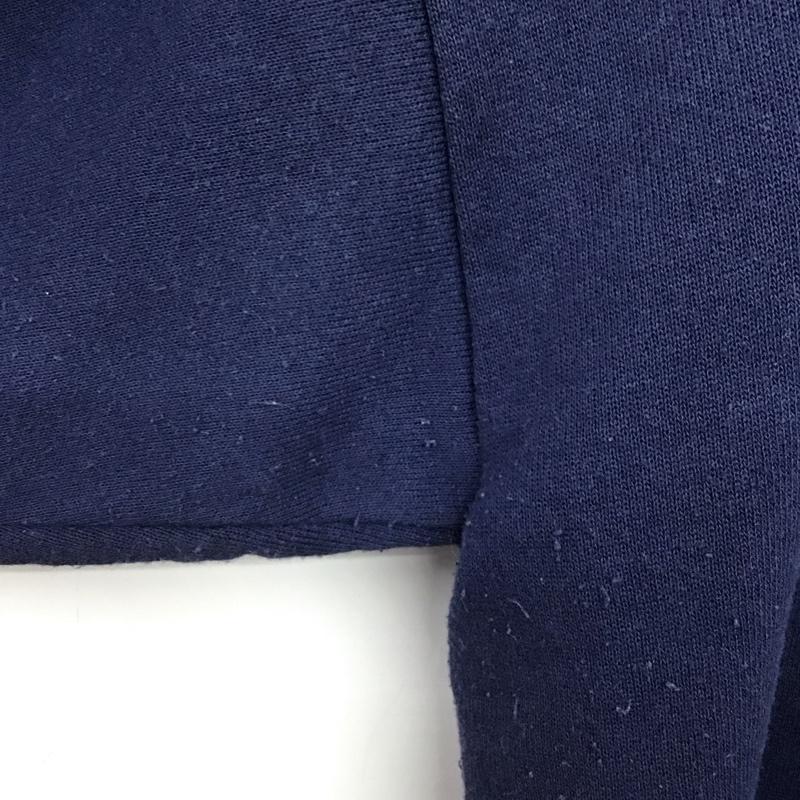 古着 USED パーカー 長袖 無地 X プリント 紺 / ネイビー / navy レディース USED 古着 中古 10155775