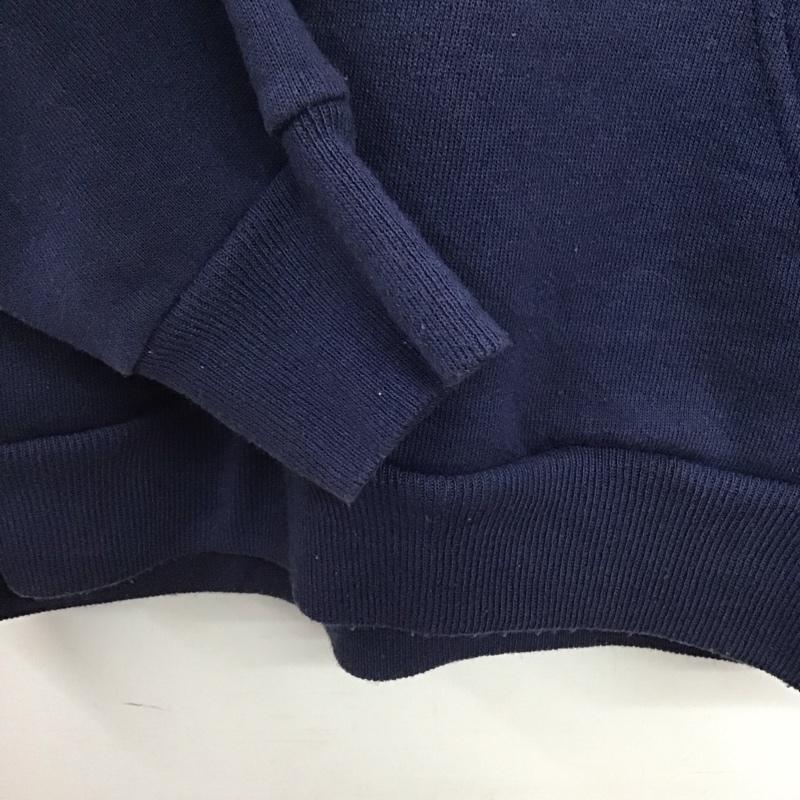 古着 USED パーカー 長袖 無地 X プリント 紺 / ネイビー / navy レディース USED 古着 中古 10155775