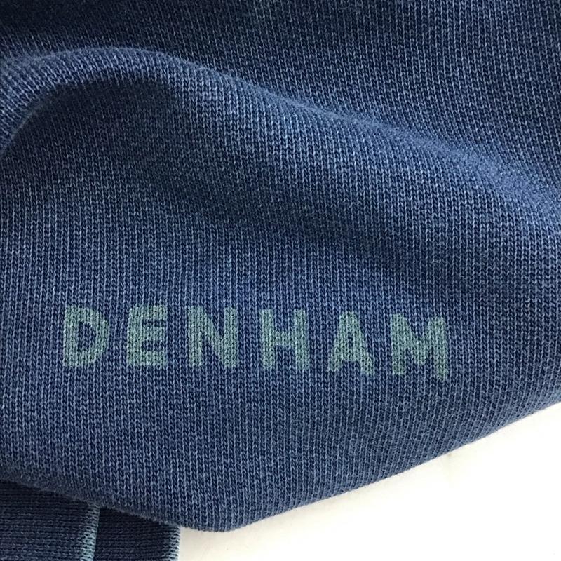 デンハム DENHAM パーカー 長袖 長袖パーカー プルオーバーパーカー スウェット L ロゴ、文字 インディゴ / インディゴ / Indigo メンズ USED 古着 中古 10155776