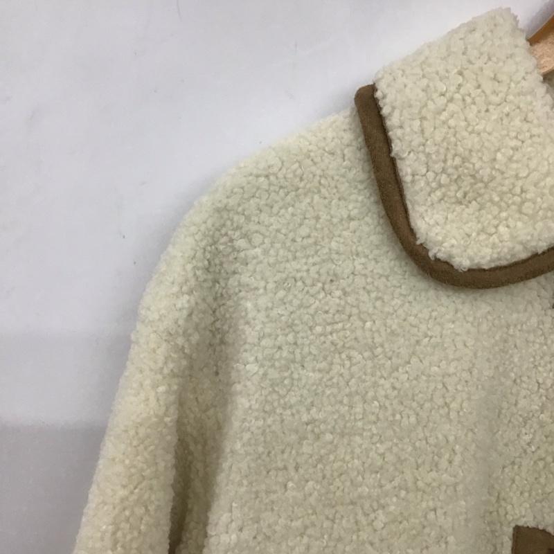 エヘカソポ ehka sopo コート コート一般 FREE 無地 アイボリー / アイボリー / レディース USED 古着 中古 10155780