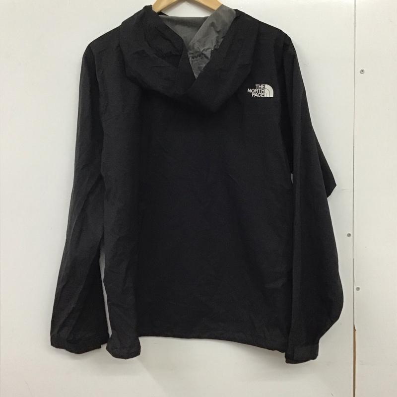 ザノースフェイス THE NORTH FACE ジャケット、上着 ジャンパー、ブルゾン ジップアップジャケット ナイロンジャケットパーカー アウター L ロゴ、文字 黒 / ブラック / black メンズ USED 古着 中古 10155786