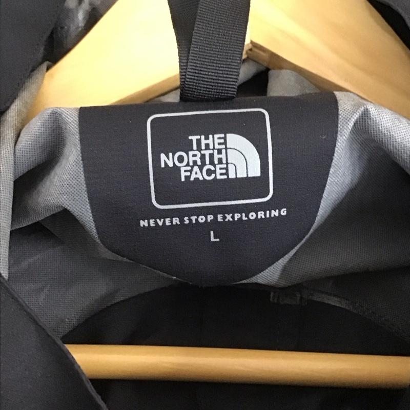 ザノースフェイス THE NORTH FACE ジャケット、上着 ジャンパー、ブルゾン ジップアップジャケット ナイロンジャケットパーカー アウター L ロゴ、文字 黒 / ブラック / black メンズ USED 古着 中古 10155786