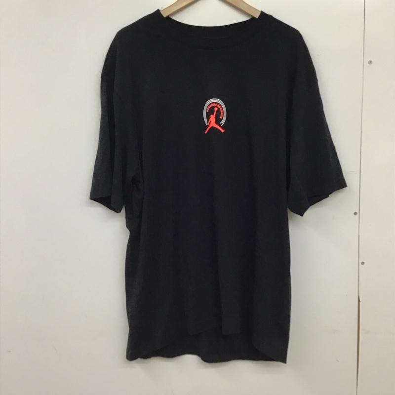 エアジョーダン AIR JORDAN Tシャツ 半袖 半袖カットソー プリントTシャツ クルーネックカットソー XL ロゴ、文字 黒 / ブラック / black メンズ USED 古着 中古 10155788