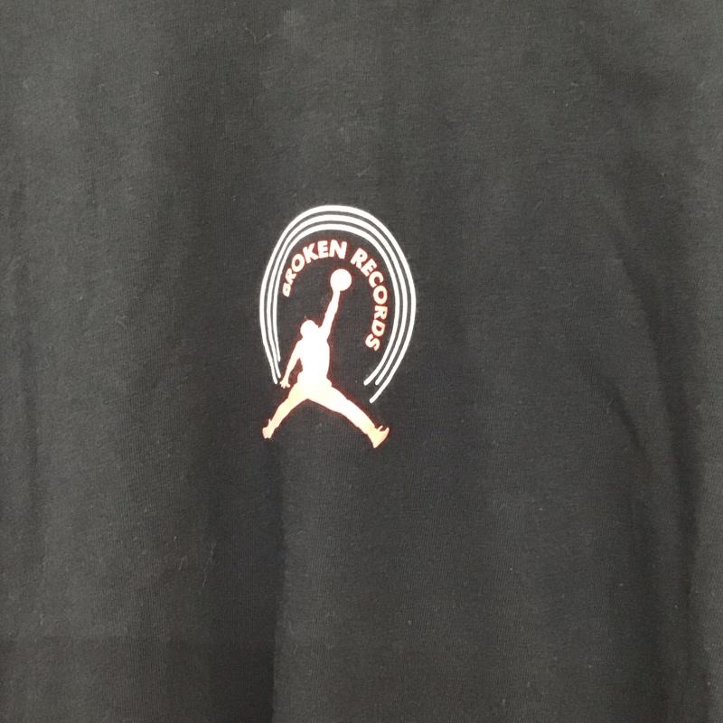 エアジョーダン AIR JORDAN Tシャツ 半袖 半袖カットソー プリントTシャツ クルーネックカットソー XL ロゴ、文字 黒 / ブラック / black メンズ USED 古着 中古 10155788