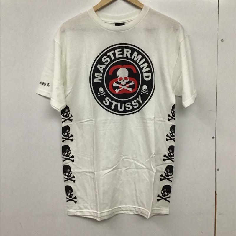ステューシー STUSSY Tシャツ 半袖 半袖カットソー プリントTシャツ クルーネックカットソー M ロゴ、文字 白 / ホワイト / white メンズ USED 古着 中古 10155789
