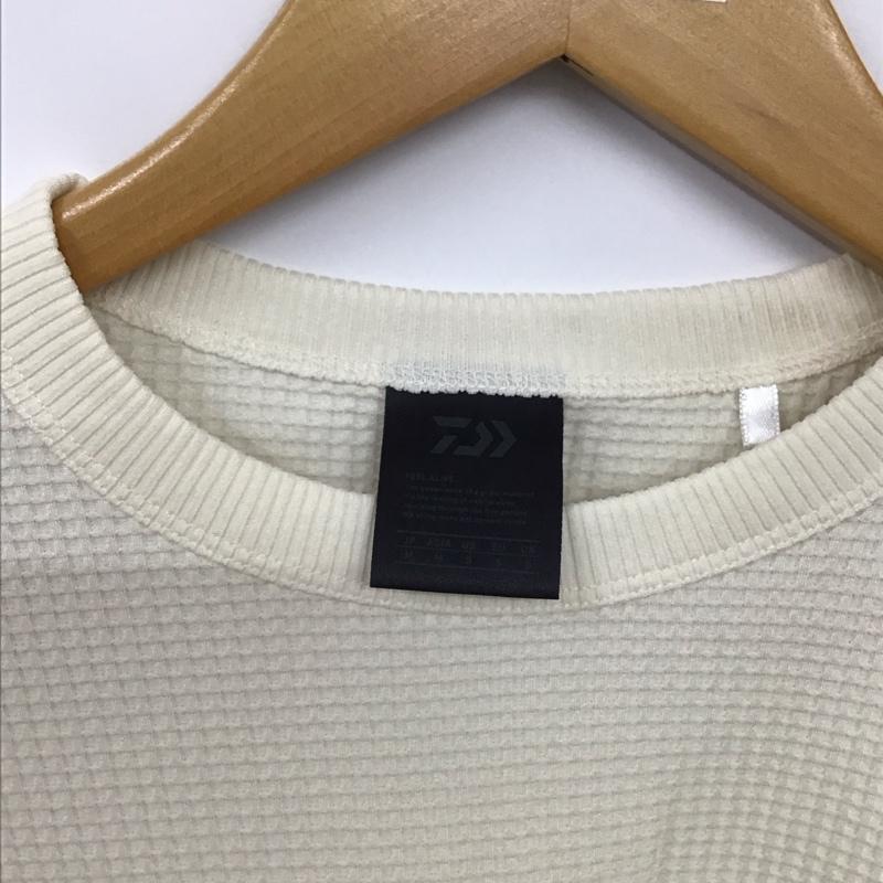 ダイワピア39 DAIWA PIER39 Tシャツ 半袖 半袖カットソー ワッフルTシャツ クルーネックカットソー M  アイボリー / アイボリー / メンズ USED 古着 中古 10155790