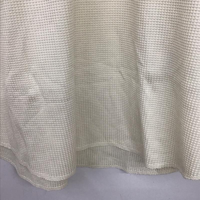 ダイワピア39 DAIWA PIER39 Tシャツ 半袖 半袖カットソー ワッフルTシャツ クルーネックカットソー M  アイボリー / アイボリー / メンズ USED 古着 中古 10155790