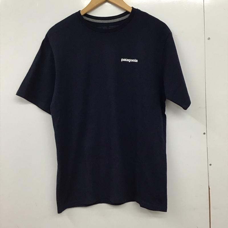 パタゴニア patagonia Tシャツ 半袖 38504sp21 プリントTシャツ M ロゴ、文字 紺 / ネイビー / navy メンズ USED 古着 中古 10155791