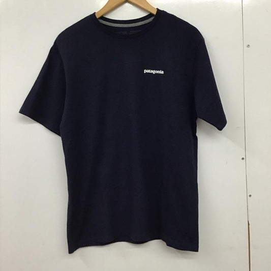パタゴニア patagonia Tシャツ 半袖 38504sp21 プリントTシャツ M ロゴ、文字 紺 / ネイビー / navy メンズ USED 古着 中古 10155791