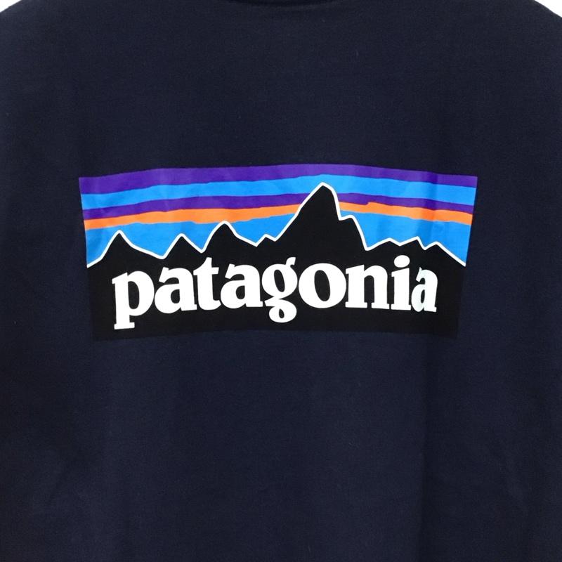 パタゴニア patagonia Tシャツ 半袖 38504sp21 プリントTシャツ M ロゴ、文字 紺 / ネイビー / navy メンズ USED 古着 中古 10155791