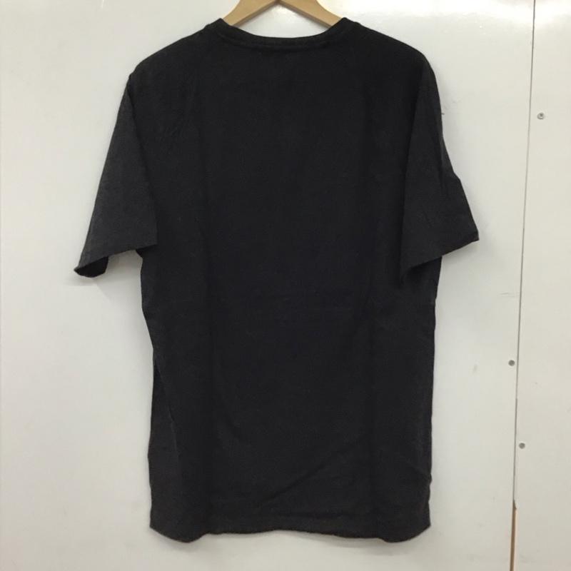 アディダス adidas Tシャツ 半袖 半袖カットソー プリントTシャツ クルーネックカットソー M ロゴ、文字 黒 / ブラック / black メンズ USED 古着 中古 10155792