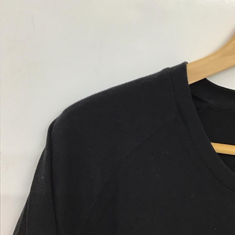 アディダス adidas Tシャツ 半袖 半袖カットソー プリントTシャツ クルーネックカットソー M ロゴ、文字 黒 / ブラック / black メンズ USED 古着 中古 10155792