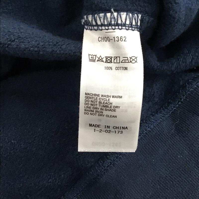 チャムス CHUMS パーカー 長袖 長袖パーカー プルオーバーパーカー スウェット M 無地 紺 / ネイビー / navy メンズ USED 古着 中古 10155794