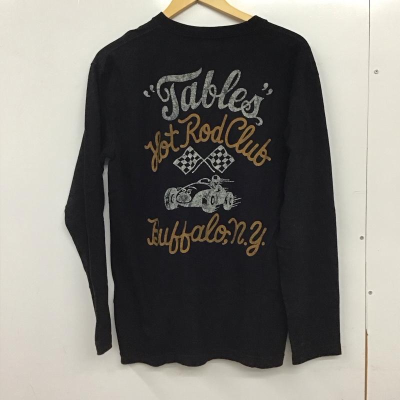 古着 USED Tシャツ 長袖 長袖カットソー プリントTシャツ クルーネックカットソー G&NGARAGE L ロゴ、文字 黒 / ブラック / black メンズ USED 古着 中古 10155799