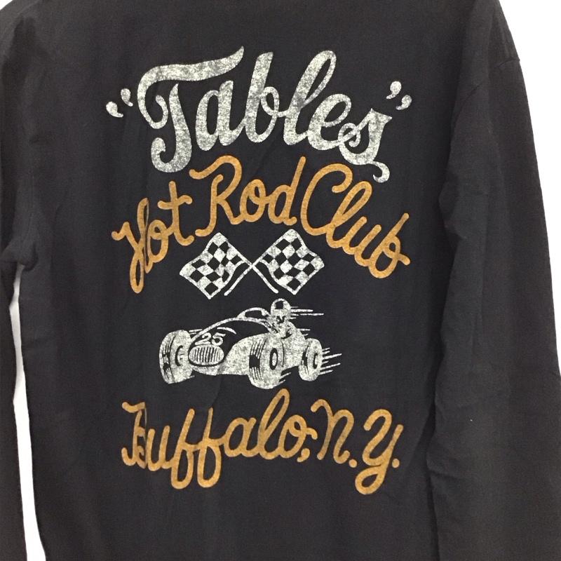 古着 USED Tシャツ 長袖 長袖カットソー プリントTシャツ クルーネックカットソー G&NGARAGE L ロゴ、文字 黒 / ブラック / black メンズ USED 古着 中古 10155799