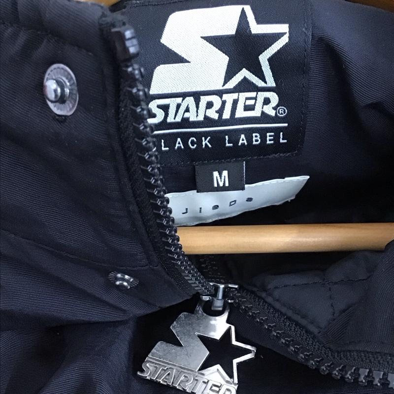 スターター STARTER ジャケット、上着 ジャンパー、ブルゾン ジップアップジャケット ナイロンジャケット アウター M ロゴ、文字 黒 / ブラック / black メンズ USED 古着 中古 10155801
