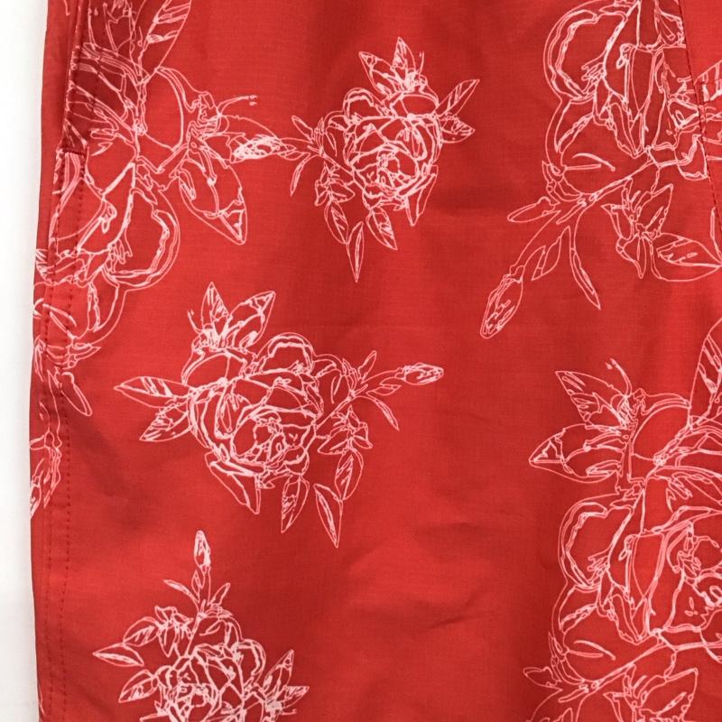 ザラ ZARA パンツ ショートパンツ ショートパンツ ハーフパンツ カジュアルパンツ S プリント 赤 / レッド / red メンズ USED 古着 中古 10155802