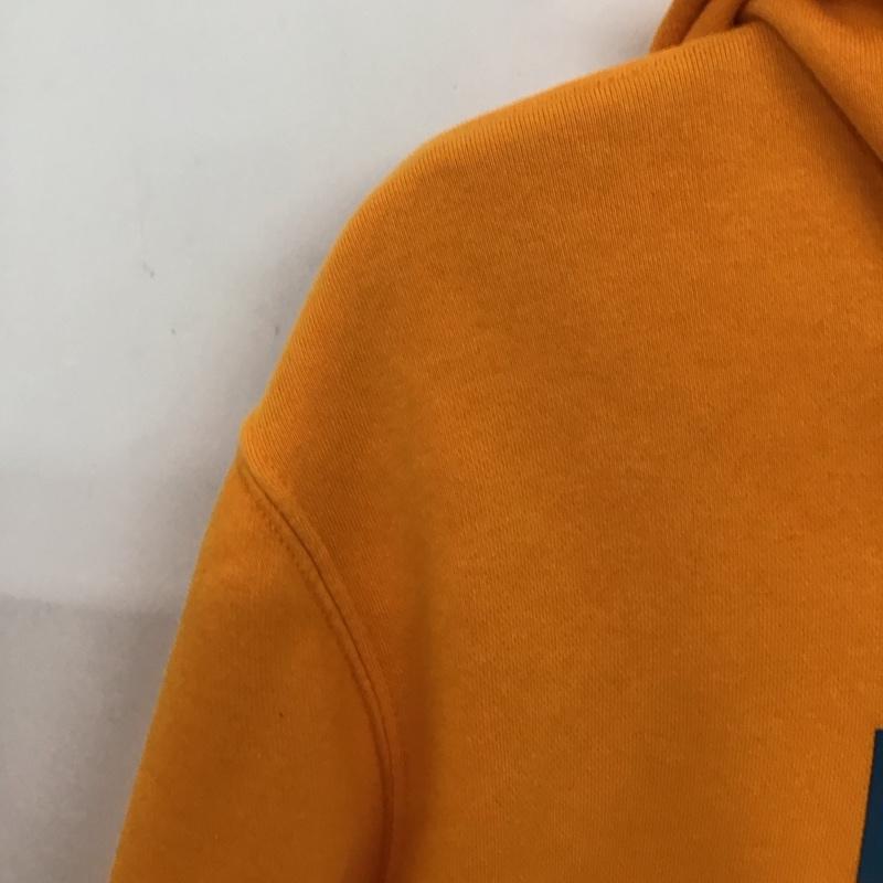 ナイキ NIKE パーカー 長袖 長袖パーカー プルオーバーパーカー スウェット M ロゴ、文字 橙 / オレンジ / orange メンズ USED 古着 中古 10155804