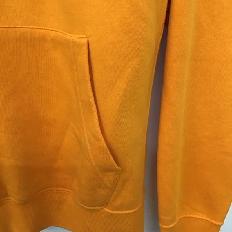 ナイキ NIKE パーカー 長袖 長袖パーカー プルオーバーパーカー スウェット M ロゴ、文字 橙 / オレンジ / orange メンズ USED 古着 中古 10155804
