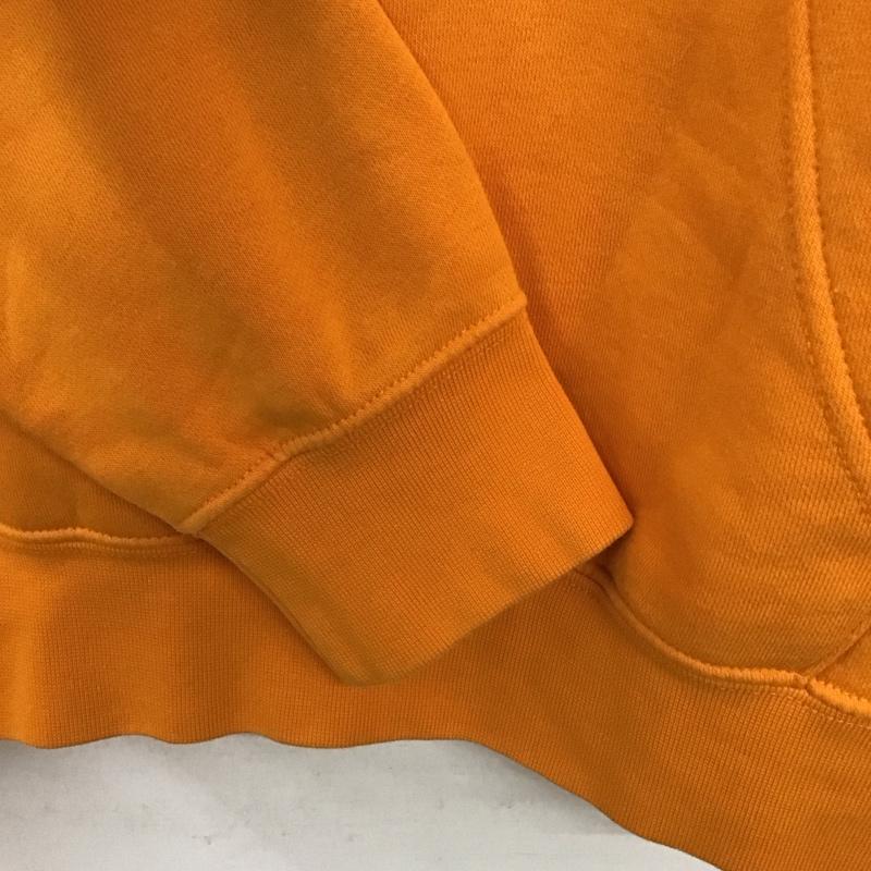 ナイキ NIKE パーカー 長袖 長袖パーカー プルオーバーパーカー スウェット M ロゴ、文字 橙 / オレンジ / orange メンズ USED 古着 中古 10155804