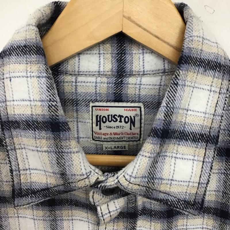 ヒューストン HOUSTON シャツ、ブラウス 長袖 長袖シャツ チェックシャツ カラーシャツ XL チェック マルチカラー / マルチカラー / multicolor メンズ USED 古着 中古 10155805