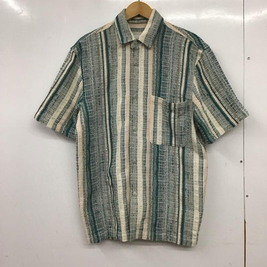 ザラ ZARA シャツ、ブラウス 半袖 半袖シャツ フロントボタン カラーシャツ ストライプ マルチカラー / マルチカラー / multicolor メンズ USED 古着 中古 10155809