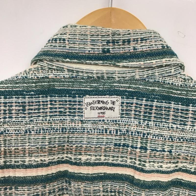 ザラ ZARA シャツ、ブラウス 半袖 半袖シャツ フロントボタン カラーシャツ ストライプ マルチカラー / マルチカラー / multicolor メンズ USED 古着 中古 10155809