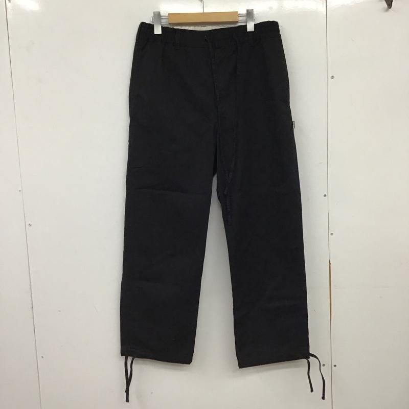 ディッキーズ Dickies パンツ ワークパンツ、ペインターパンツ ワイドパンツ カジュアルパンツ ワークパンツ L ロゴ、文字 黒 / ブラック / black メンズ USED 古着 中古 10155811