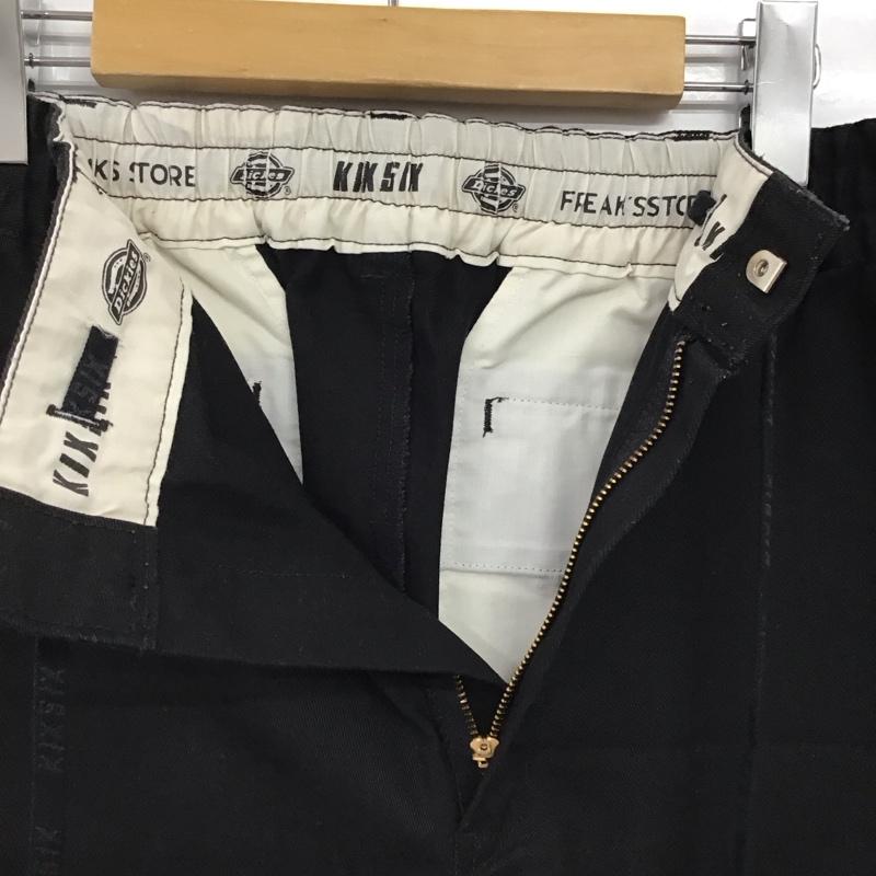 ディッキーズ Dickies パンツ ワークパンツ、ペインターパンツ ワイドパンツ カジュアルパンツ ワークパンツ L ロゴ、文字 黒 / ブラック / black メンズ USED 古着 中古 10155811