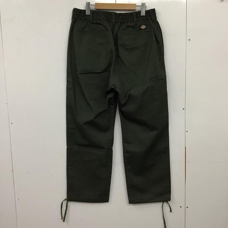 ディッキーズ Dickies パンツ ワークパンツ、ペインターパンツ ワークパンツ ワイドパンツ カジュアルパンツ L ロゴ、文字 カーキ / カーキ / khaki メンズ USED 古着 中古 10155813
