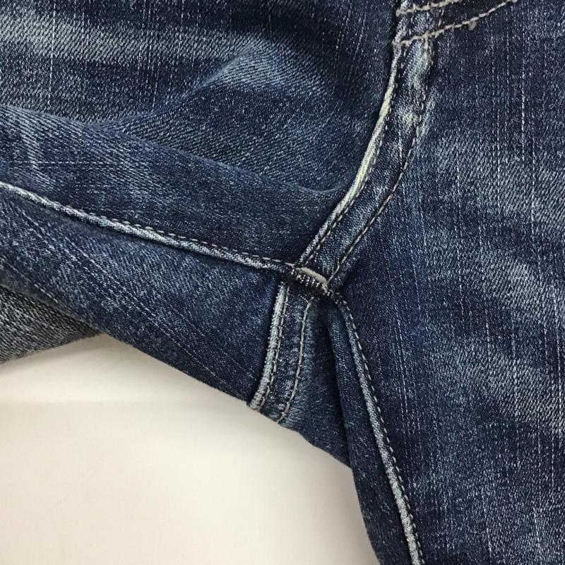 アメリカンイーグル AMERICANEAGLE パンツ デニム、ジーンズ デニムパンツ スリムパンツ カジュアルパンツ ストレッチパンツ 29インチ ダメージ加工 インディゴ / インディゴ / Indigo メンズ USED 古着 中古 10155817