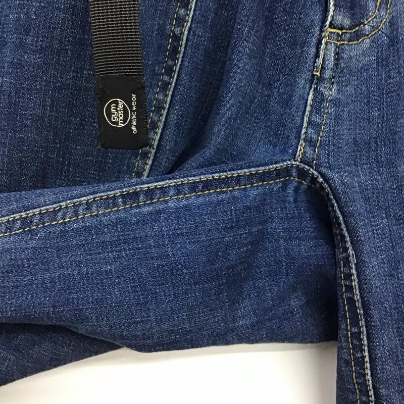 ジムマスター gym master パンツ デニム、ジーンズ デニムパンツ ストレッチパンツ スリムパンツ L 無地 インディゴ / インディゴ / Indigo メンズ USED 古着 中古 10155820