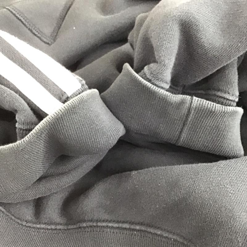 アディダス adidas トレーナー 長袖 長袖トレーナー スウェット クルーネック プルオーバー XL ロゴ、文字 黒 / ブラック / black メンズ USED 古着 中古 10155821
