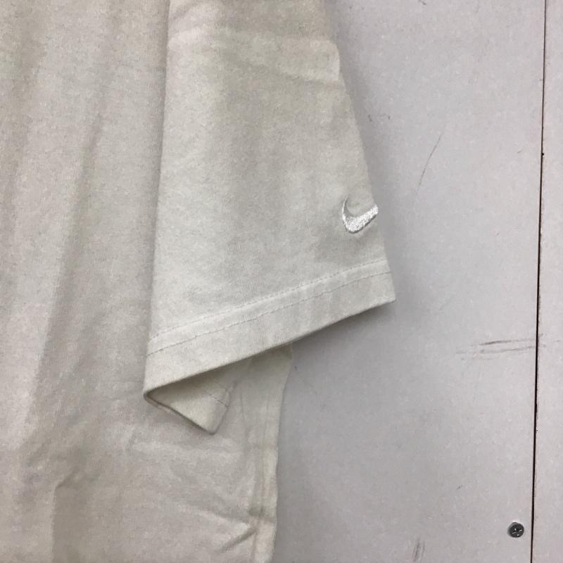 ナイキ NIKE Tシャツ 半袖 半袖カットソー プリントTシャツ クルーネックカットソー L ロゴ、文字 白 / ホワイト / white メンズ USED 古着 中古 10155822