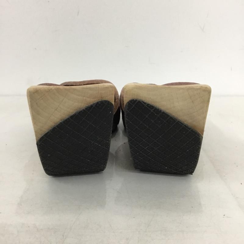 トリッペン trippen サンダル サンダル ウッドソール 35 箱有 無地 紫 / パープル / purple レディース USED 古着 中古 10155825