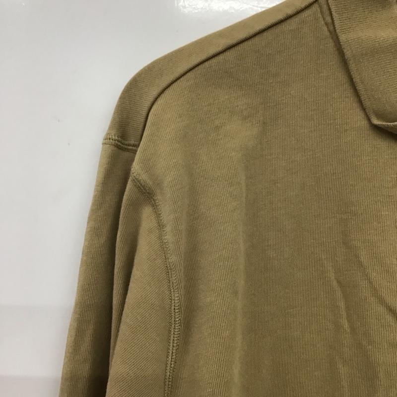 ナイキ NIKE ポロシャツ 長袖 長袖ポロシャツ 長袖カットソー カラーシャツ XL ロゴ、文字 ベージュ / ベージュ / beige メンズ USED 古着 中古 10155826