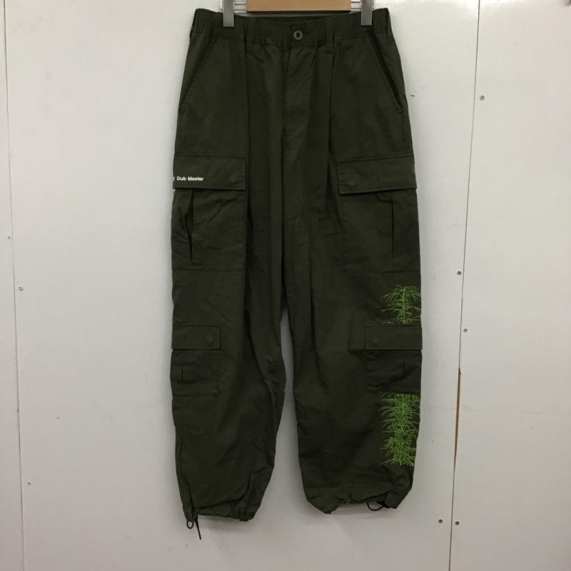 ハフ HUF パンツ ワークパンツ、ペインターパンツ ワークパンツ ワイドパンツ カジュアルパンツ カーゴパンツ L ロゴ、文字 カーキ / カーキ / khaki メンズ USED 古着 中古 10155827