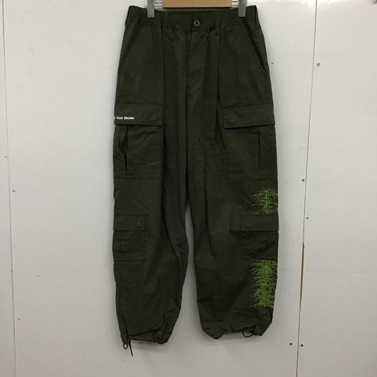 ハフ HUF パンツ ワークパンツ、ペインターパンツ ワークパンツ ワイドパンツ カジュアルパンツ カーゴパンツ L ロゴ、文字 カーキ / カーキ / khaki メンズ USED 古着 中古 10155827